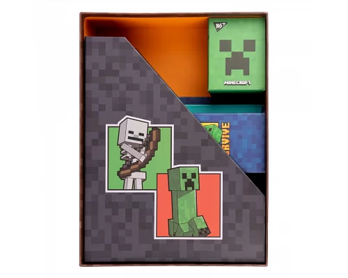 Настільний органайзер в наборі YES Minecraft картонний 4 предмети (450108)