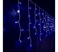 Гирлянда светодиодная бахрома Novogod'ko 83 LED синяя 3*0 6 м мерцание (973777)