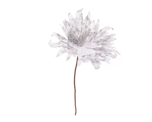Квітка декоративна Novogod'ko Хризантема срібло 40см (973968)