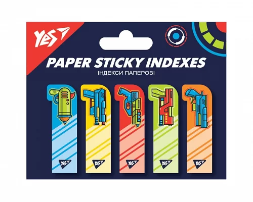 Индексы бумажные YES Blaster 50x15мм 100шт (5x20) (170308)