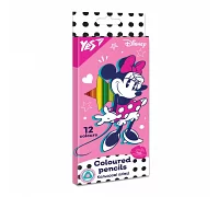 Карандаши цветные YES 12 цв. Minnie Mouse (290668)