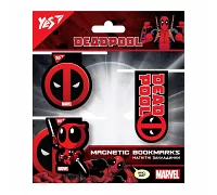 Закладки магнитные YES Marvel Deadpool 3шт. (707736)