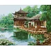 Картина за номерами Китайський будиночок ©Сергій Лобач Ідейка 40х50 (KHO2881)
