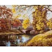 Картина по номерам Осенний пейзаж ©Сергей Лобач Идейка 40х50 (KHO2879)