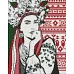Алмазная мозаика Патриотическая Очаровательная украинка ©upillustration 40х50 Идейка (AMO7371)