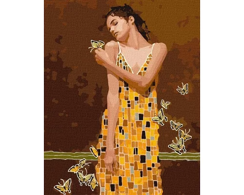 Картина по номерам В объятиях бабочек ©tolstukhin artem 40х50 Идейка (KHO2600)