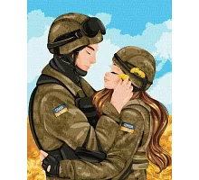 Картина за номерами патріотична Кохання переможе ©krizhanskaya 40х50 Ідейка (KHO2614)