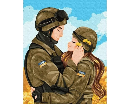 Картина по номерам патриотическая Любовь победит ©krizhanskaya 40х50 Идейка (KHO2614)