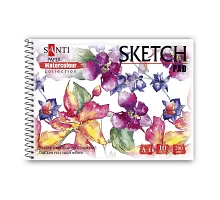 Альбом для акварели SANTI Flowers А4 Paper Watercolour Collection 10 л 200г/м2 (130498)