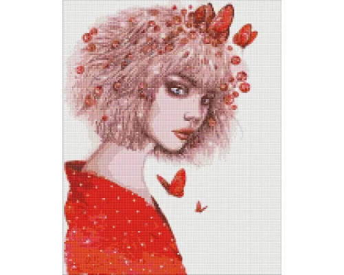 Алмазная мозаика Поцелуй бабочек ©lesya_nedzelska_art Идейка 40х50 (AMO7419)