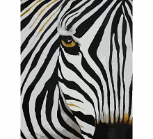 Картина за номерами Погляд зебри з лаком та рівнем розміром 40х50 см Strateg (SY6026)