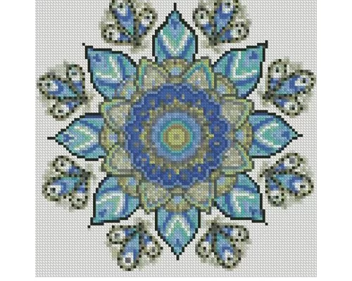 Алмазна мозаїка Візерунок сапопізнання розміром 30х30 см Strateg (CA-0066)