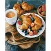 Картина за номерами Французький сніданок з лаком та рівнем розміром 40х50 см Strateg (SY6849)