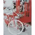 Картина за номерами Велосипед з квітами з лаком та рівнем розміром 40х50 см Strateg (SY6857)