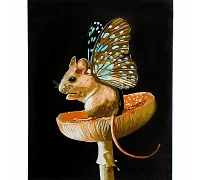 Картина за номерами Мишеня на грибочку розміром 40х50 см Strateg (SY6873)