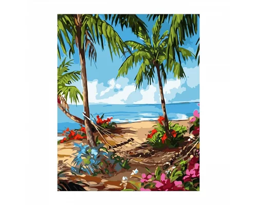 Картина за номерами  Гавайські будні розміром 40х50 см Strateg (VA-3075)
