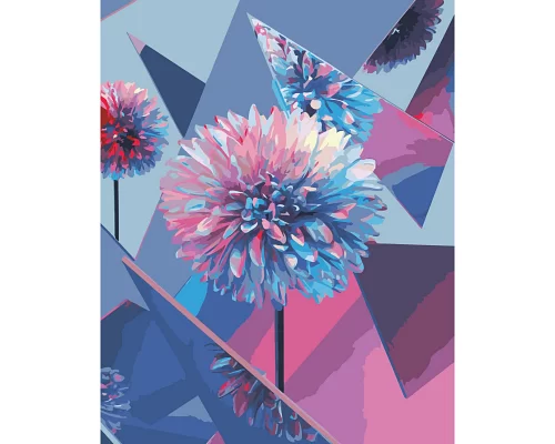 Картина за номерами  Квітка розміром 40х50 см Strateg (SY6643)