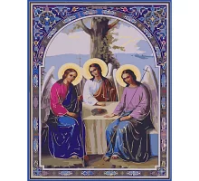 Картина за номерами Ікона Свята Трійця розміром 40х50 см Strateg (SY6700)