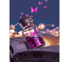 Картина за номерами  Скляночка метеликів розміром 40х50 см Strateg (SY6760)