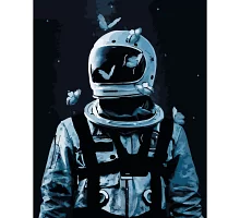 Картина за номерами  Космонавт розміром 40х50 см Strateg (SY6772)