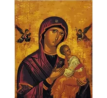 Картина за номерами  Страсна ікона Божої Матері розміром 40х50 см Strateg (GS021)