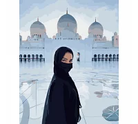 Картина за номерами ПРЕМІУМ Красуня в Абу-Дабі розміром 40х50 см Strateg (GS221)