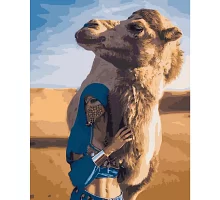 Картина за номерами Верблюд у Сахарі розміром 40х50 см Strateg (GS199)