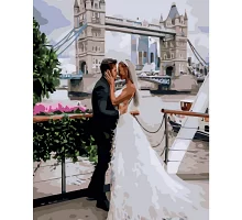 Картина за номерами  Весілля у Лондоні розміром 40х50 см Strateg (GS139)