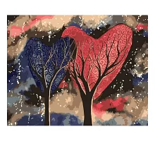 Картина за номерами  Дерева кохання розміром 40х50 см Strateg (DY219)