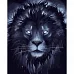 Картина за номерами Темний лев розміром 40х50 см Strateg (DY196)