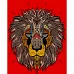 Картина за номерами Африканський лев розміром 40х50 см Strateg (DY195)
