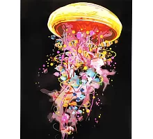 Картина за номерами  Кольорова медуза розміром 40х50 см Strateg (SY6685)