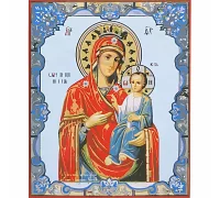 Картина за номерами  Ікона Богородиця розміром 40х50 см Strateg (SY6703)