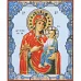 Картина за номерами  Ікона Богородиця розміром 40х50 см Strateg (SY6703)
