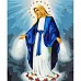 Картина за номерами  Ікона Діва Марія розміром 40х50 см Strateg (SY6652)