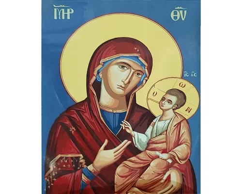Картина за номерами  Ікона Божа Матіір розміром 40х50 см Strateg (SY6648)