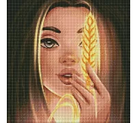 Алмазная мозаика Пшеница ©krizhanskaya 40х40 Идейка (AMO7376)
