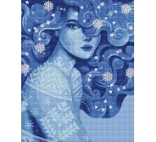 Алмазна мозаїка Холодна краса ©pollypop92 AMO7452 Ідейка (AMO7452)