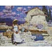 Алмазная мозаика Продавщица сувениров ©tolstukhin artem 40х50 Идейка (AMO7407)