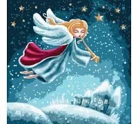 Картина за номерами Різдвяний ангел© Elena Schweitzer KHO5068 Ідейка (KHO5068)