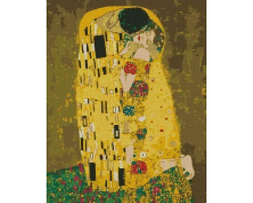 Алмазная мозаика Аура поцелуя Густав Климт 40x50 Идейка (AMO7045)