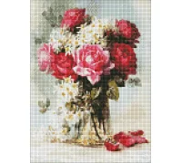 Алмазна мозаїка Ароматна троянда ©Paul De Longpre 30х40 Ідейка (AMO7447)