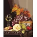 Картина по номерам - Натюрморт с фруктами и розой ©Edward Ladell Идейка 40х50 (KHO5668)