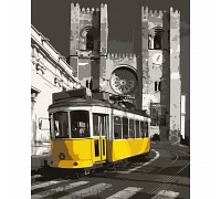 Картина за номерами Жовтий трамвай 40*50 см SANTI (954482)