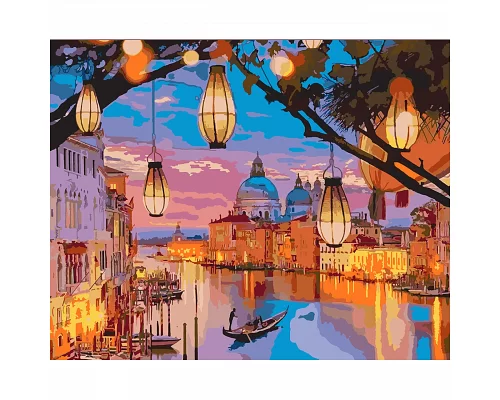 Картина за номерами Венеціанські ліхтарі 40*50 см SANTI (954480)