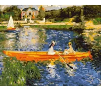 Картина за номерами Катання на човні по Сені ©Pierre-Auguste Renoir 40x50 Ideyka (KHO2577)