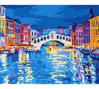Картина за номерами Вечірня Венеція 40x50 Ideyka (KHO2137)