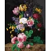 Картина за номерами Квітковий аромат ©Henriette Geertruida Knip 40x50 Ideyka (KHO2048)