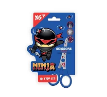 Ножницы Ninja 13см с принтом на лезвии Yes (480427)