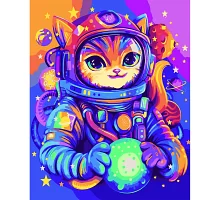 Картина за номерами Космічний патруль Кіт 40x50см Santi (954462)